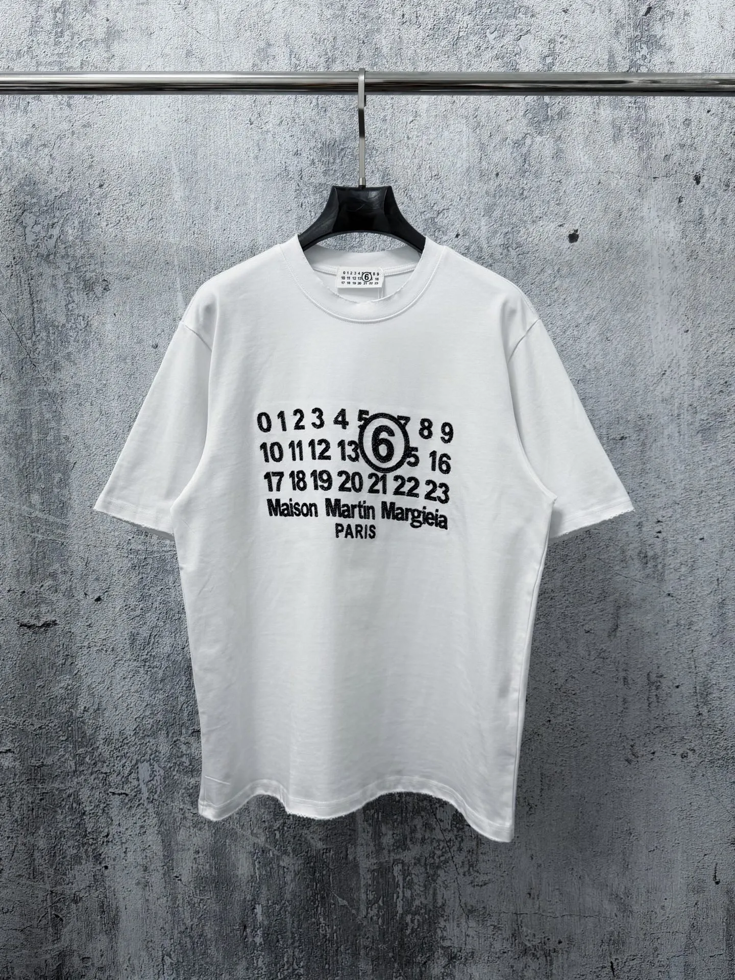 Quality 【Maison Margiela】 32s ， 32s 1*1 ， logo ， ， ， Same Style ， ， ， ， Same Style Size：S-XL